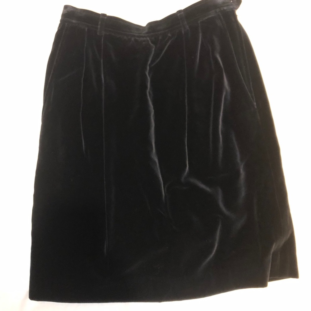YSL Velvet Skirt